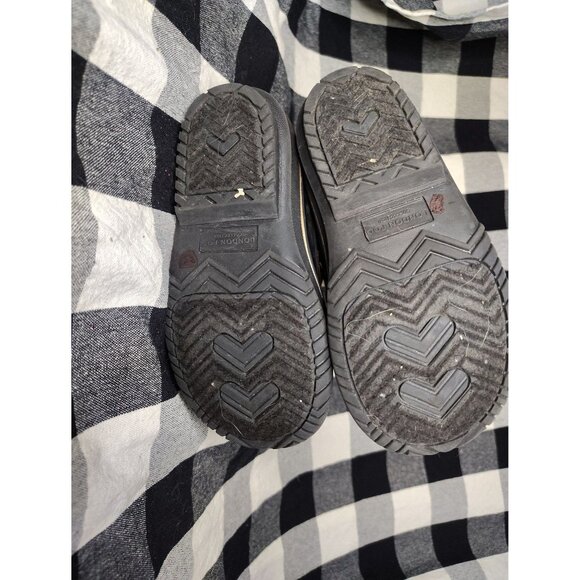 Toddler London Fog Faux Leather Duck Boots Size 9 Y30 - Picture 4 of 5